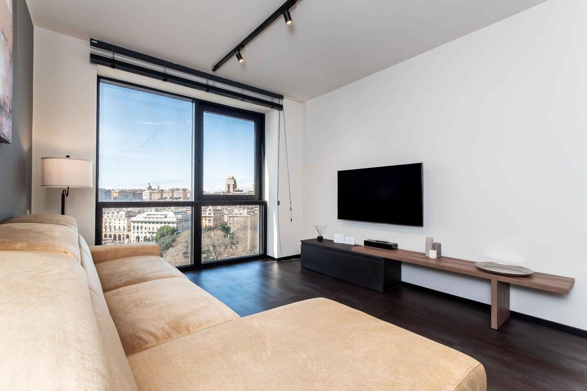 Free Parking In Luxury Suite With City View - Steps To Brignole Train Station Genua Exterior foto