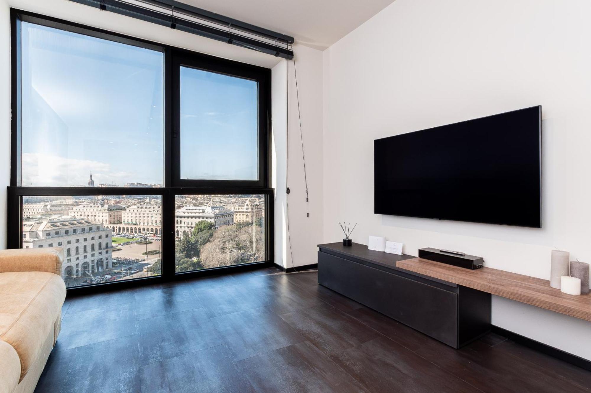 Free Parking In Luxury Suite With City View - Steps To Brignole Train Station Genua Exterior foto